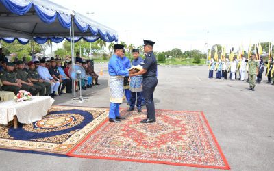 UPACARA MENAIKKAN BENDERA NEGARA SEMPENA SAMBUTAN ULANG TAHUN HARI KEBANGSAAN NEGARA BRUNEI DARUSSALAM YANG KE 42 TAHUN 2026 BAGI DAERAH TUTONG