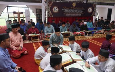 MAJLIS PEMANTAUAN MEMULAKAN BACAAN AYAT-AYAT SUCI Al-QURAN MAJLIS KHATAM AL-QURAN 80 KALI KHATAM