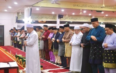 MAJLIS KESYUKURAN SEMBAHYANG FARDHU MAGHRIB, SEMBAHYANG SUNAT HAJAT BERJEMAAH DAN MEMBACA DOA KESYUKURAN SEMPENA SAMBUTAN ULANG TAHUN HARI KEPUTERAAN KEBAWAH DULI YANG MAHA MULIA PADUKA SERI BAGINDA SULTAN DAN YANG DI-PERTUAN NEGARA BRUNEI DARUSSALAM YANG KE-80 TAHUN 2026