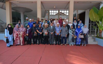 KUNJUNGAN MUHIBBAH BADAN WAKAF MASJID DAERAH LIMBANG KE JABATAN DAERAH TUTONG
